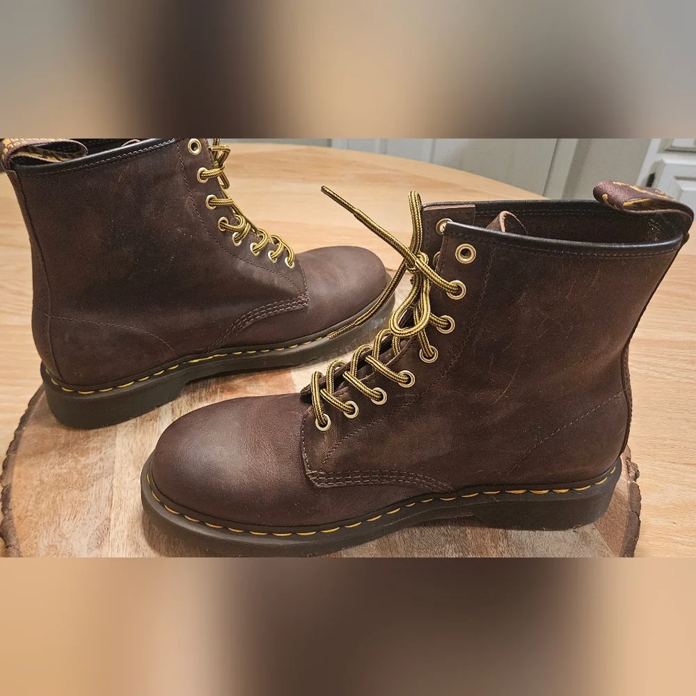 NWOT Dr. Martens 1460 Bex Craxy Horse Leather Lace Up Boot: Mens Size 11 - Picture 4 of 12